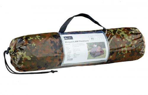 Zelt 2-Personen Minipack flecktarn oliv woodland neu mit Packsack