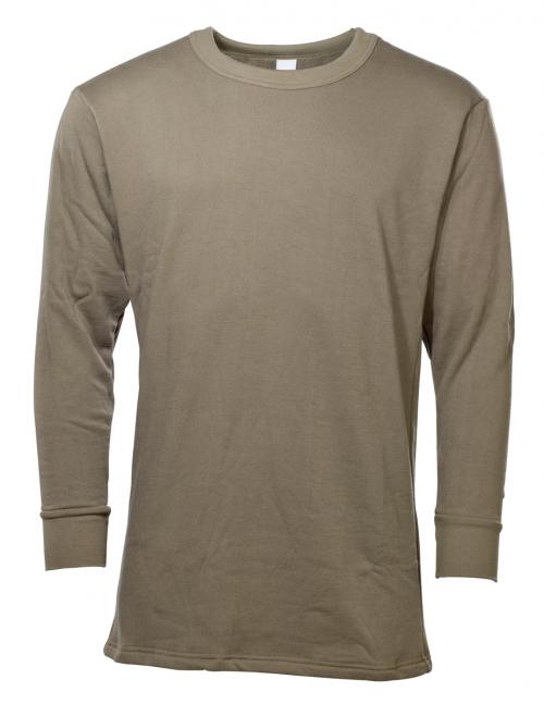 Original Bundeswehr Unterhemd Langarm Plüsch Winter NEU 100 % Baumwolle