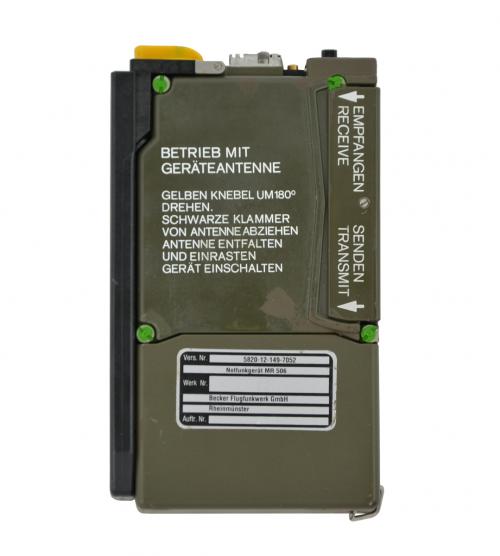 Notfunkgerät Bundeswehr Marine Luftwaffe MR506 Becker Radio