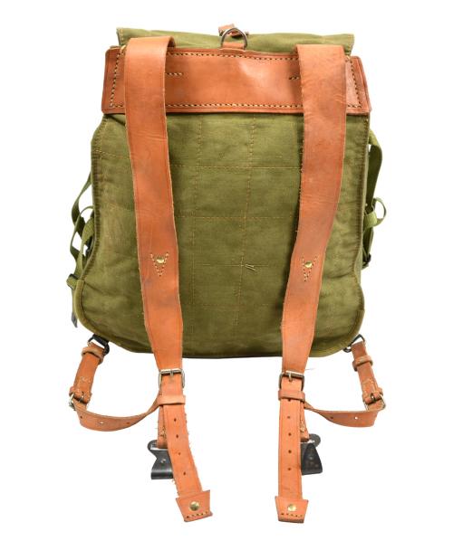 Rucksack Rumänische Armee Retro oliv gebraucht Baumwolle