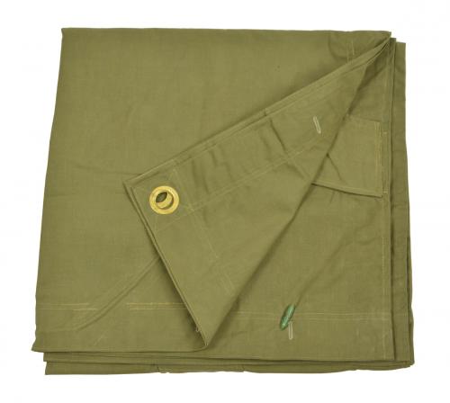 Original Zeltbahn Rumänische Armee Oliv 100 % Baumwolle