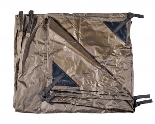 Tarp Basha Ripstop Flecktarn Steingrau Woodland Wassersäule 3000 mm