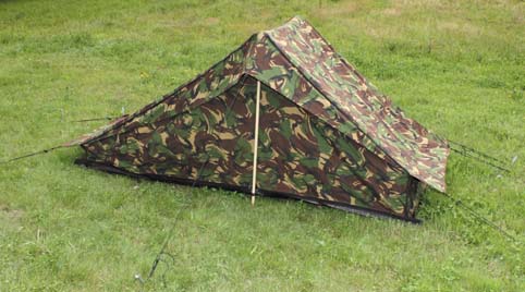 Original Zelt der Holländischen Armee Zelt DPM NL tarn neuwertig one man tent