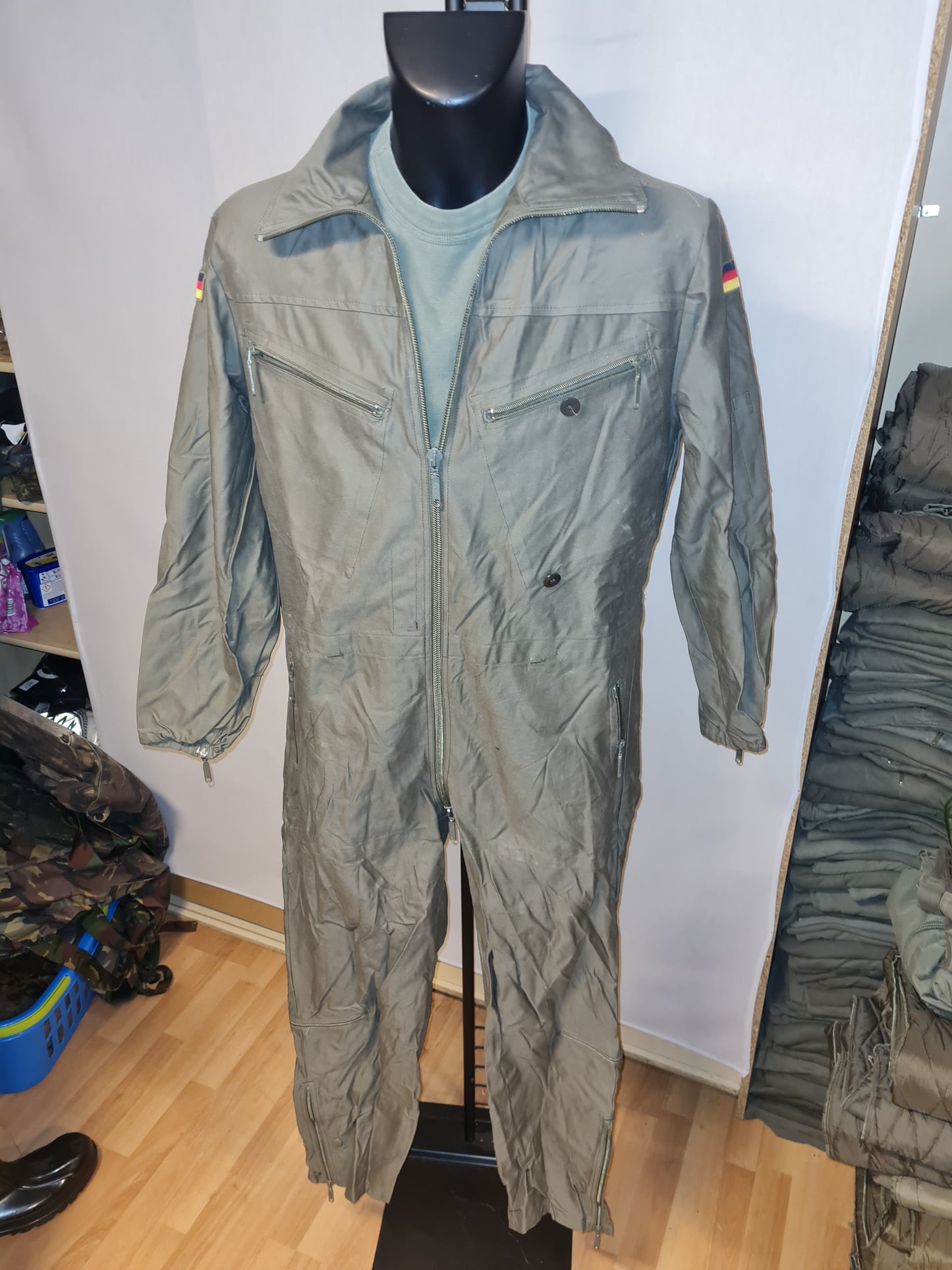 Original Bundeswehr Panzerkombi Arbeitskombi Overall Oliv worker