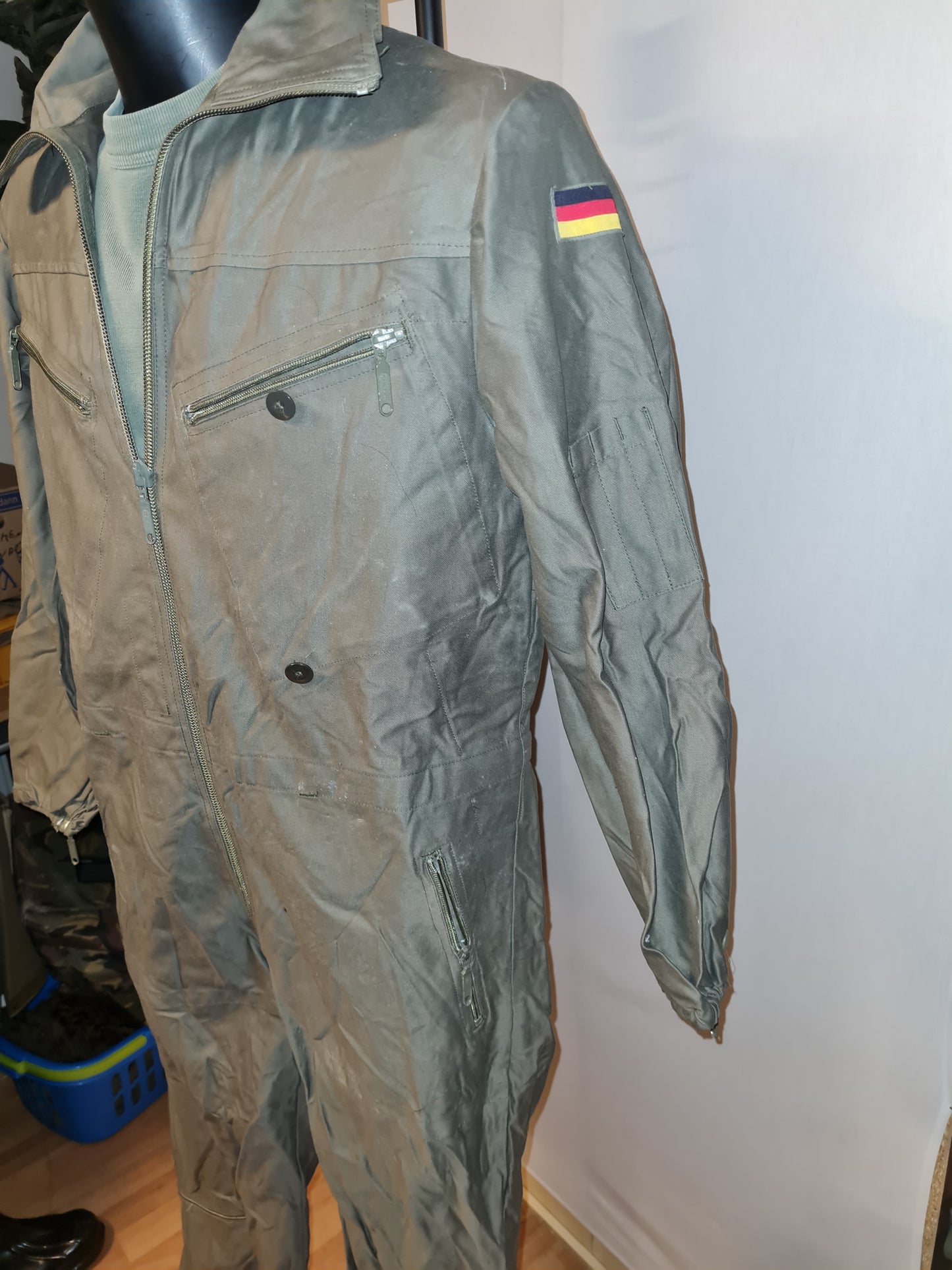 Original Bundeswehr Panzerkombi Arbeitskombi Overall Oliv worker