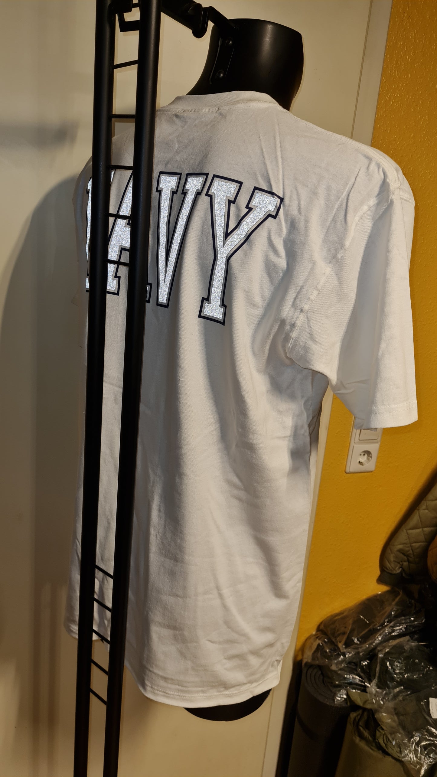 Original US Navy T - Shirt weiss Hersteller Soffe USA