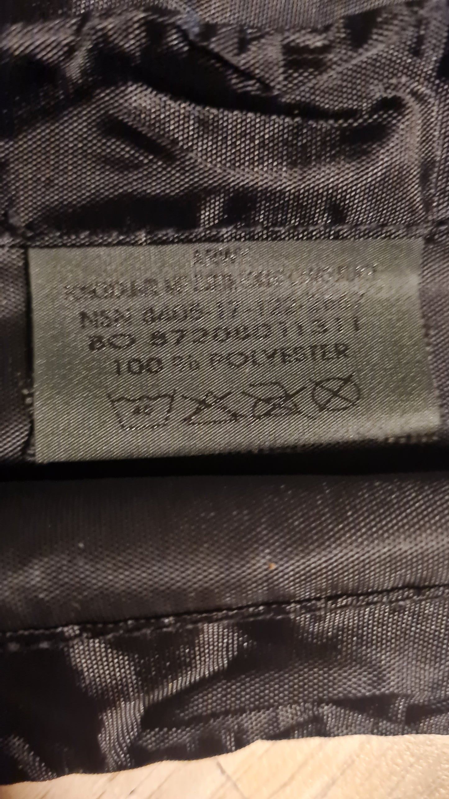 Original Holländische Armee Packsack für den Poncho Liner schwarz