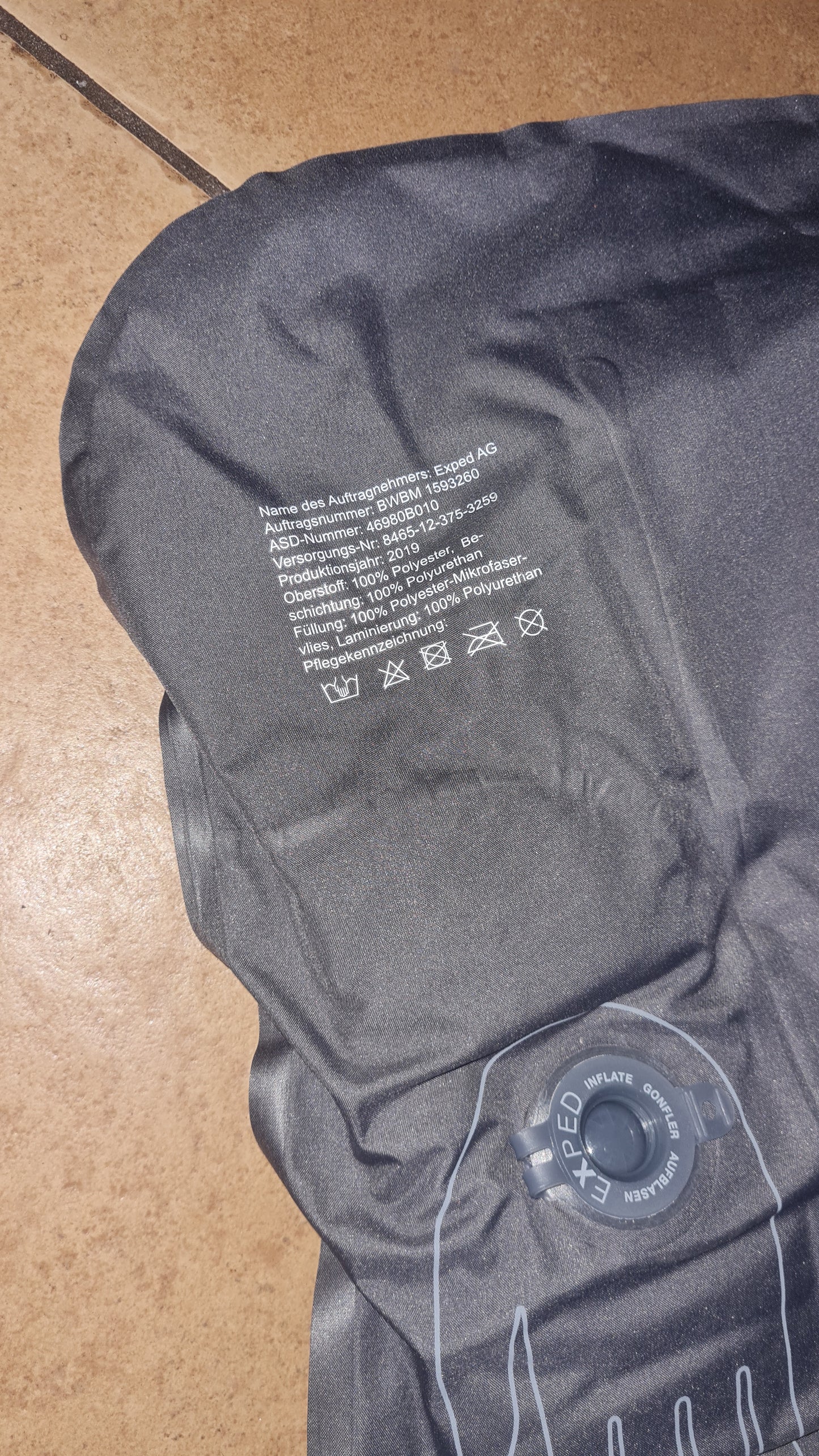 Original KSK Bundeswehr Isomatte Thermomatte EXPED - 30 Grad