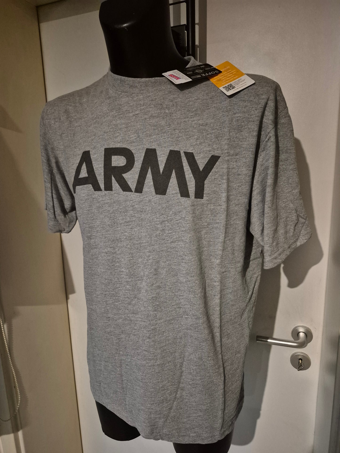 Original US Army US GI Soffe T Shirt grau Army