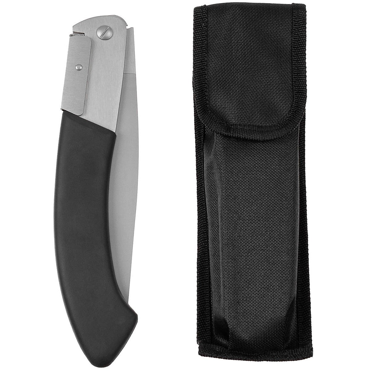 Klappsäge Deluxe schwarz Sägeblatt aus Edelstahl