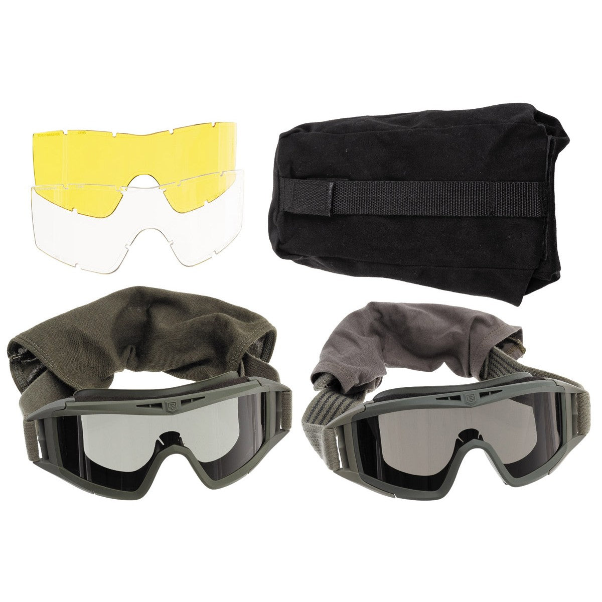 Schutzbrille US Revision Desert / schwarz Locust neuwertig Made in USA