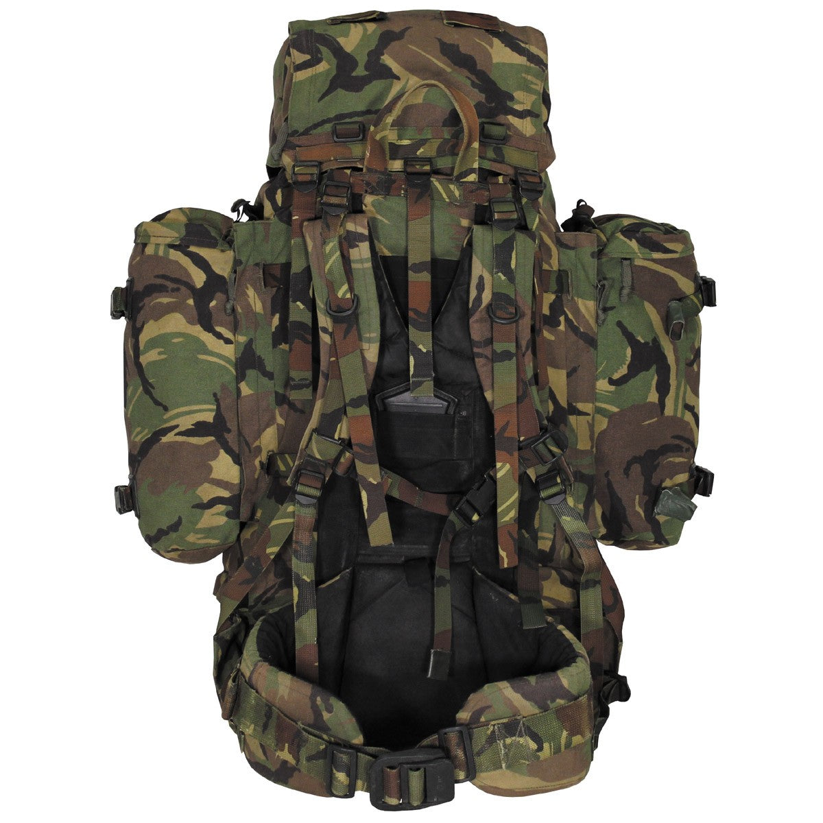 Original Holländische Armee Rucksack 120 Liter Seitentaschen Tarn