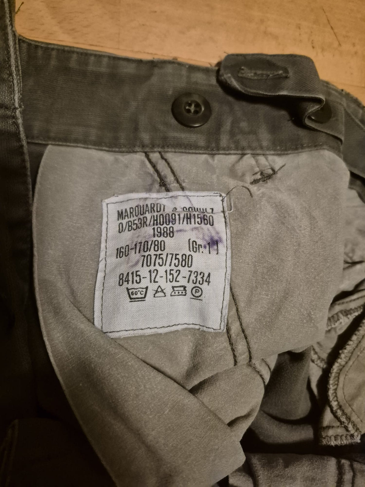 Original Bundeswehr Moleskin Feldhose Kurz Bermuda