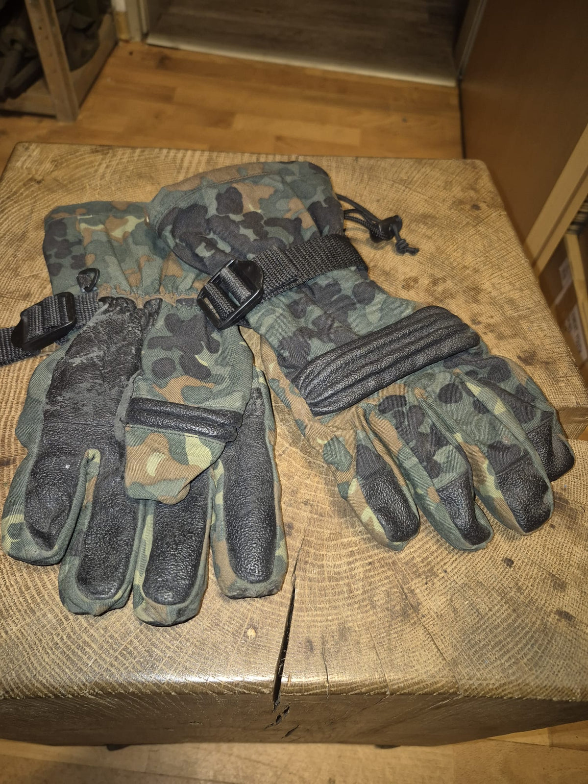 Handschuh Flecktarn keine Bundeswehr Fingerhandschuh