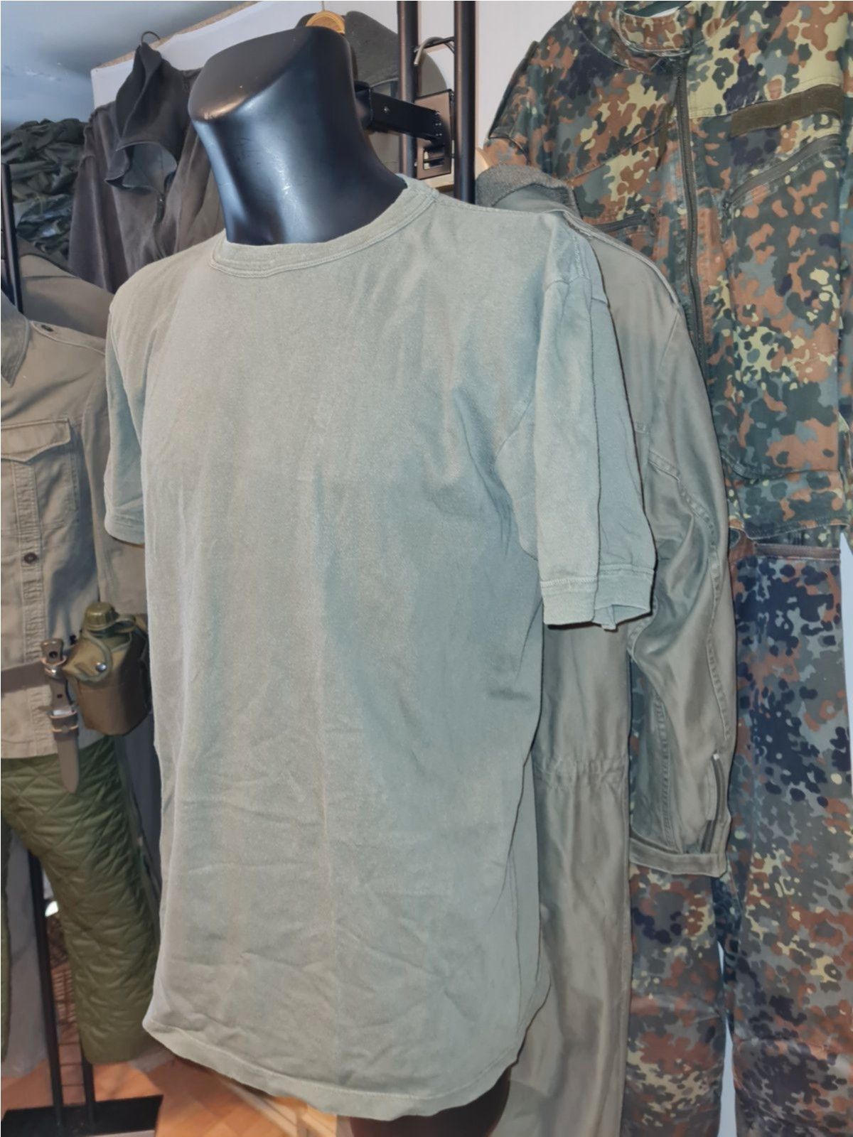 Original Bundeswehr Unterhemd Kurzarm T-Shirt 100% Baumwolle
