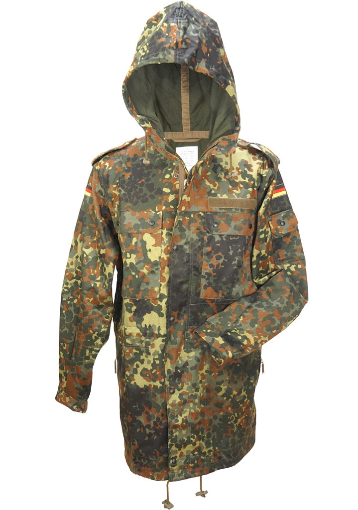 Feldparka Flecktarn Original Bundeswehr Bis BW Größe 16