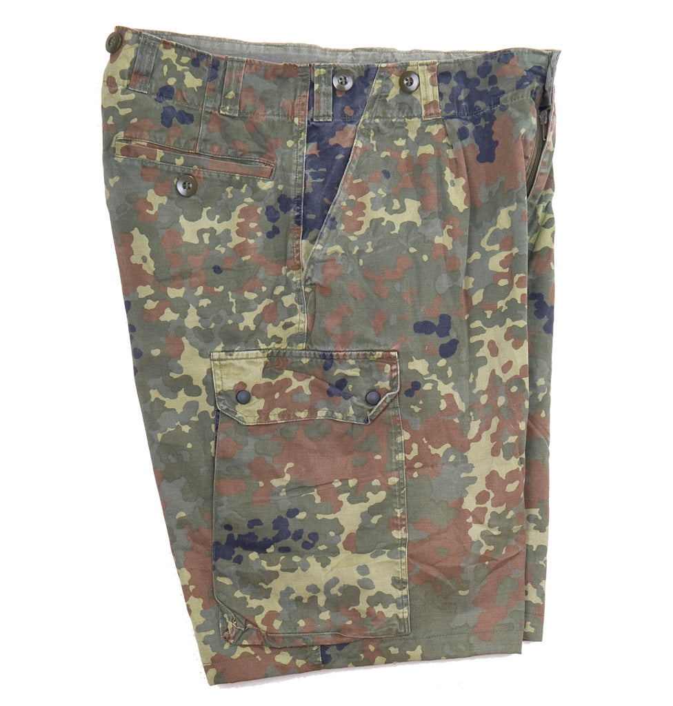 Original Bundeswehr Bermuda Shorts Flecktarn Feldhose