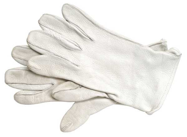 Original Bundeswehr Lederhandschuhe weiss ohne Innenfütterung