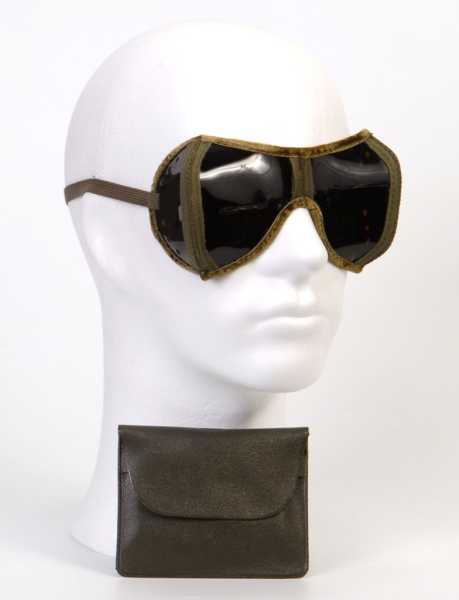 Original Bundeswehr Sonnenbrille Faltbrille Staubschutzbrille