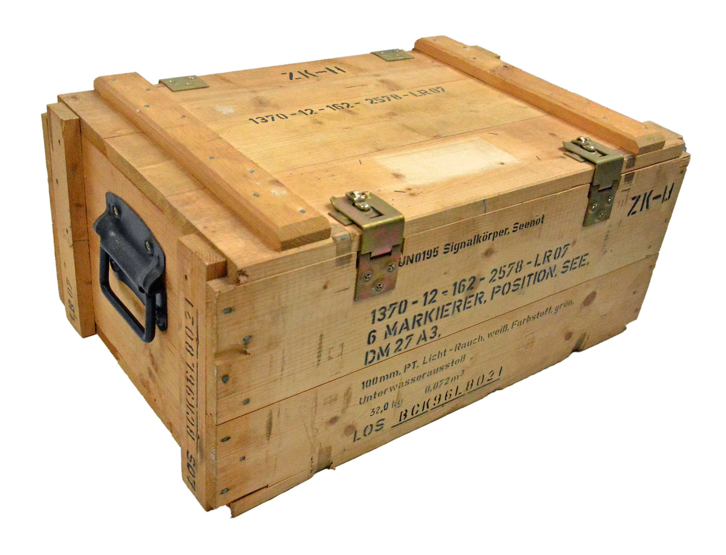 Holzkiste BW Bundeswehr ( DM27 A3 ) ( DM42 ) natur gebraucht