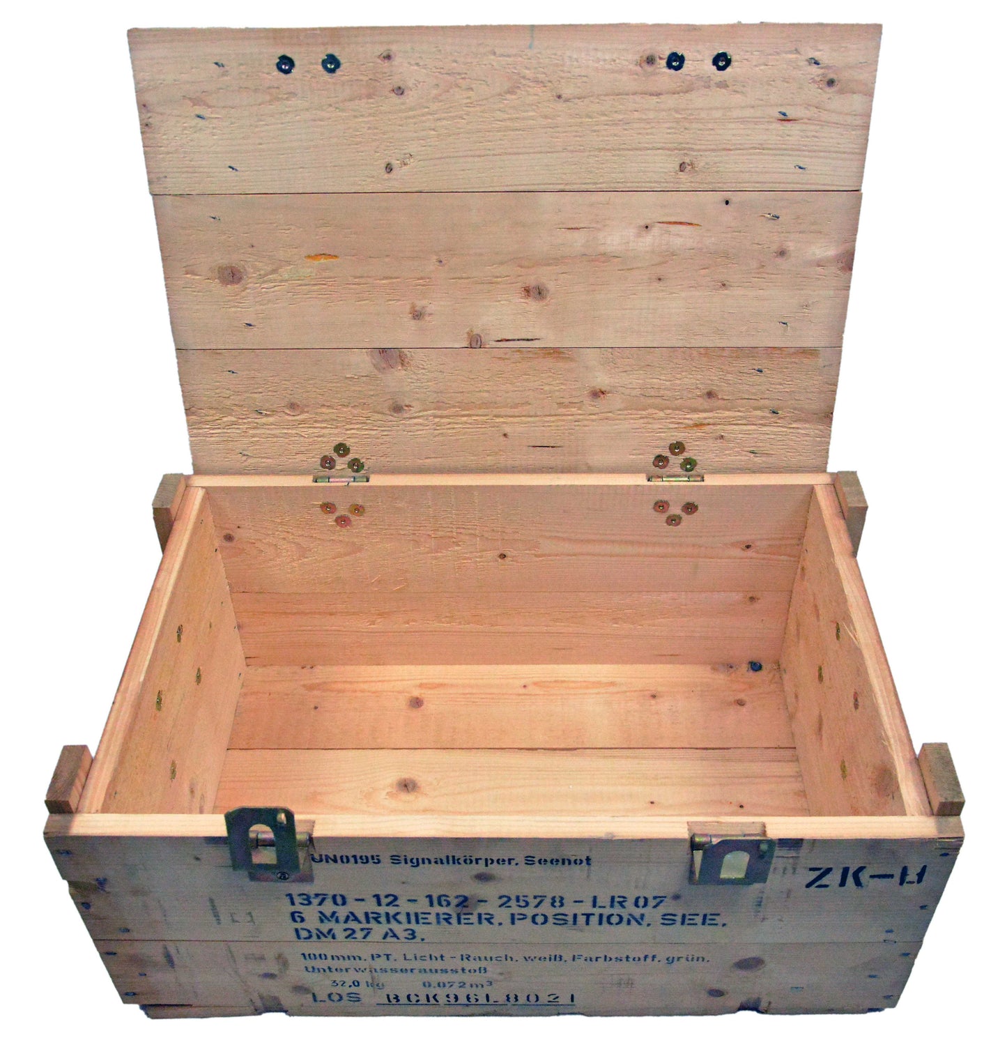 Holzkiste BW Bundeswehr ( DM27 A3 ) ( DM42 ) natur gebraucht