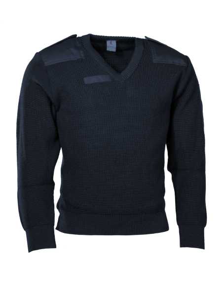 Pullover Holländische Armee V Ausschnitt navy marine neuwertig