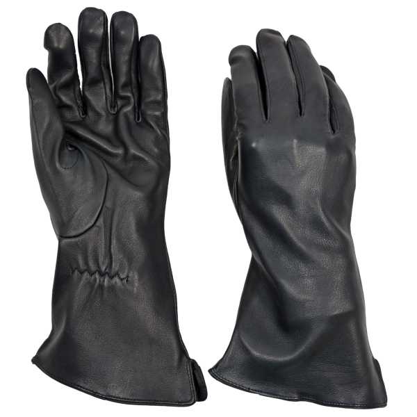 Lederhandschuhe Holländische Armee sniper Inner Gloves schwarz neu