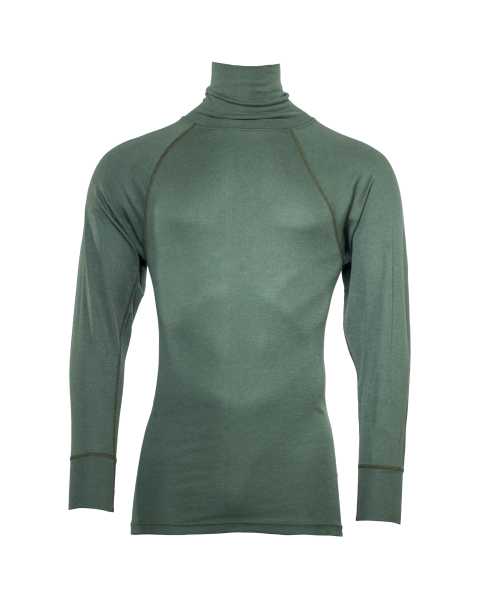 RollkragenUnterhemd Holländische Armee Tactical HeatTech grün neuw