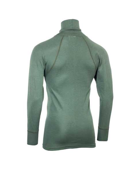 RollkragenUnterhemd Holländische Armee Tactical HeatTech grün neuw