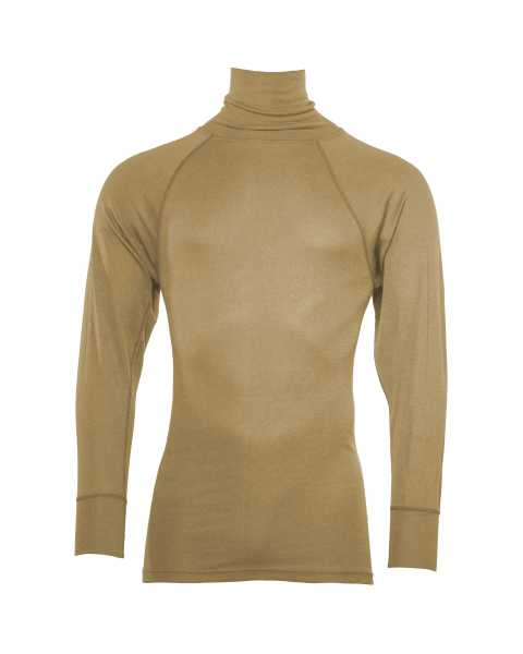 RollkragenUnterhemd Holländische Armee Tactical HeatTech khaki neuw.