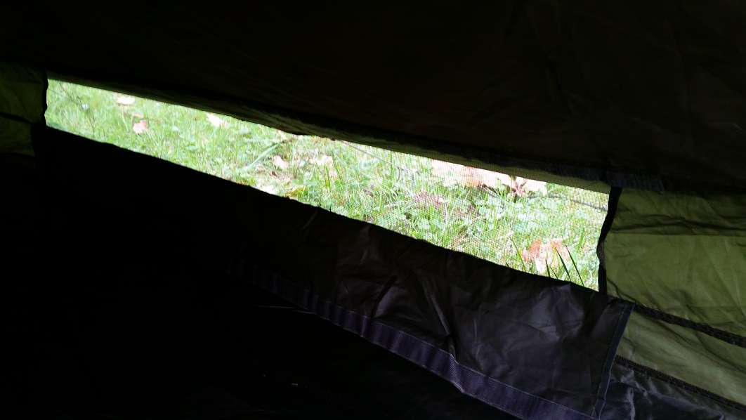 Original Französische Armee Zelt Zweimannzelt Oliv mit Überzelt