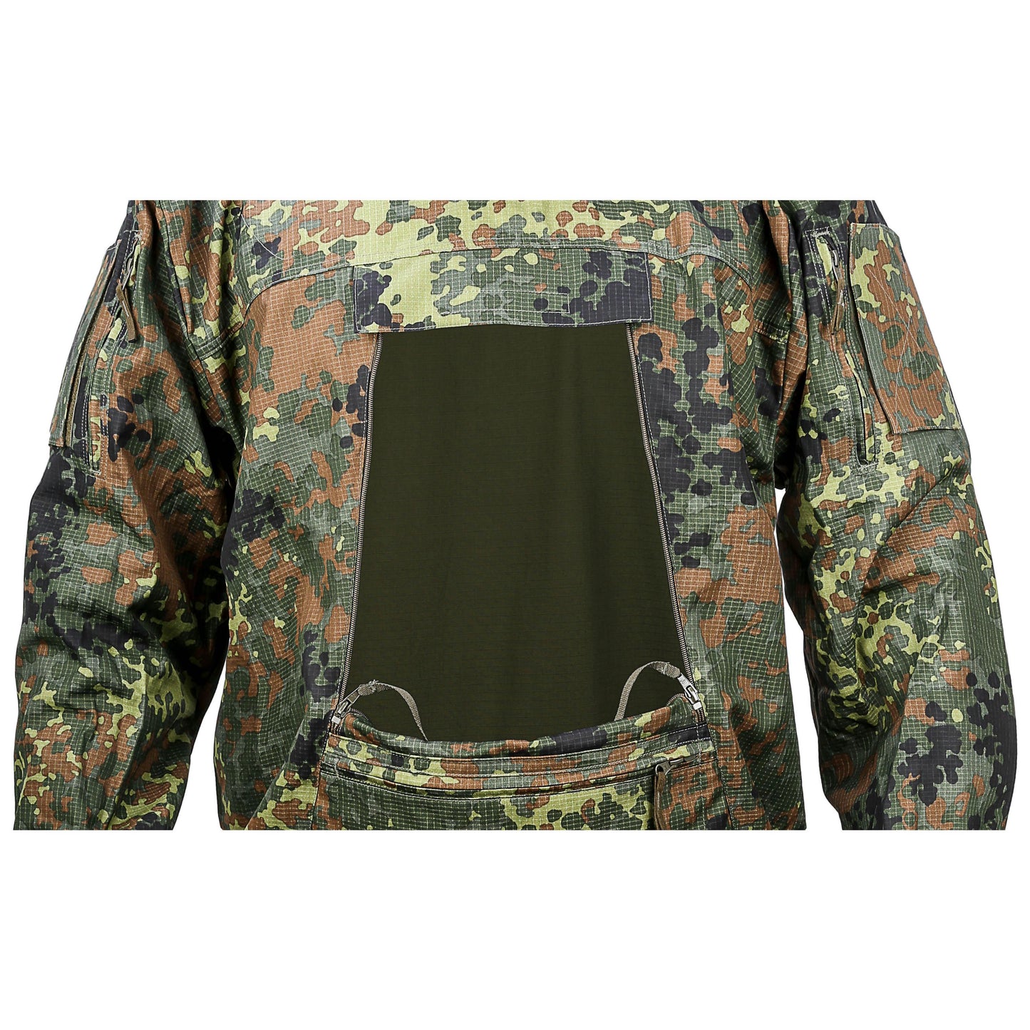 Leo Köhler Poncho Flecktarn Ripstop Nässeschutz Regenjacke