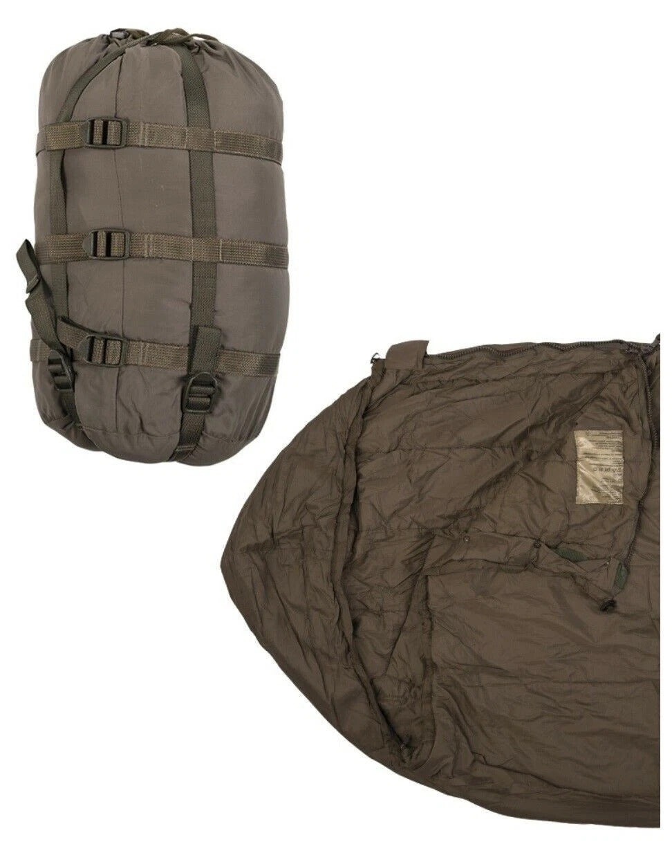 Original Bundeswehr Tropen Schlafsack Carinthia mit Packsack