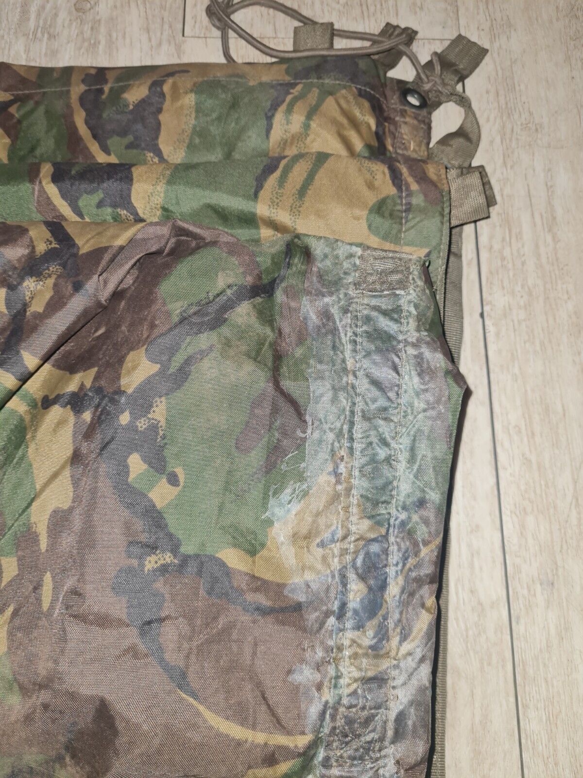 Original Tarp Basha woodland DPM Zeltplane Zeltbahn Nässeschutz Armee NL