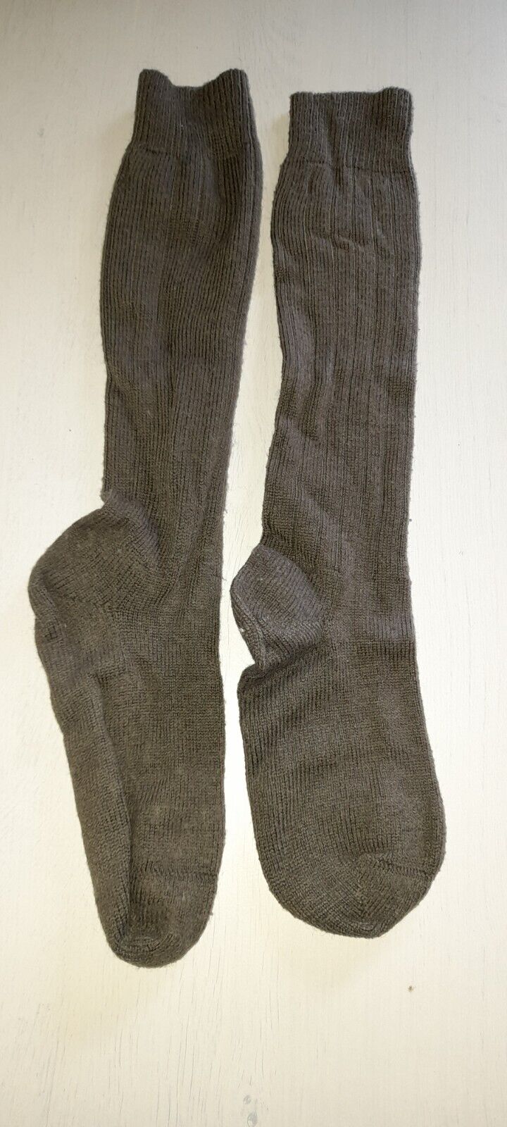 Original Bundeswehr Socken / Strümpfe Oliv Schurwolle Stiefelsocken