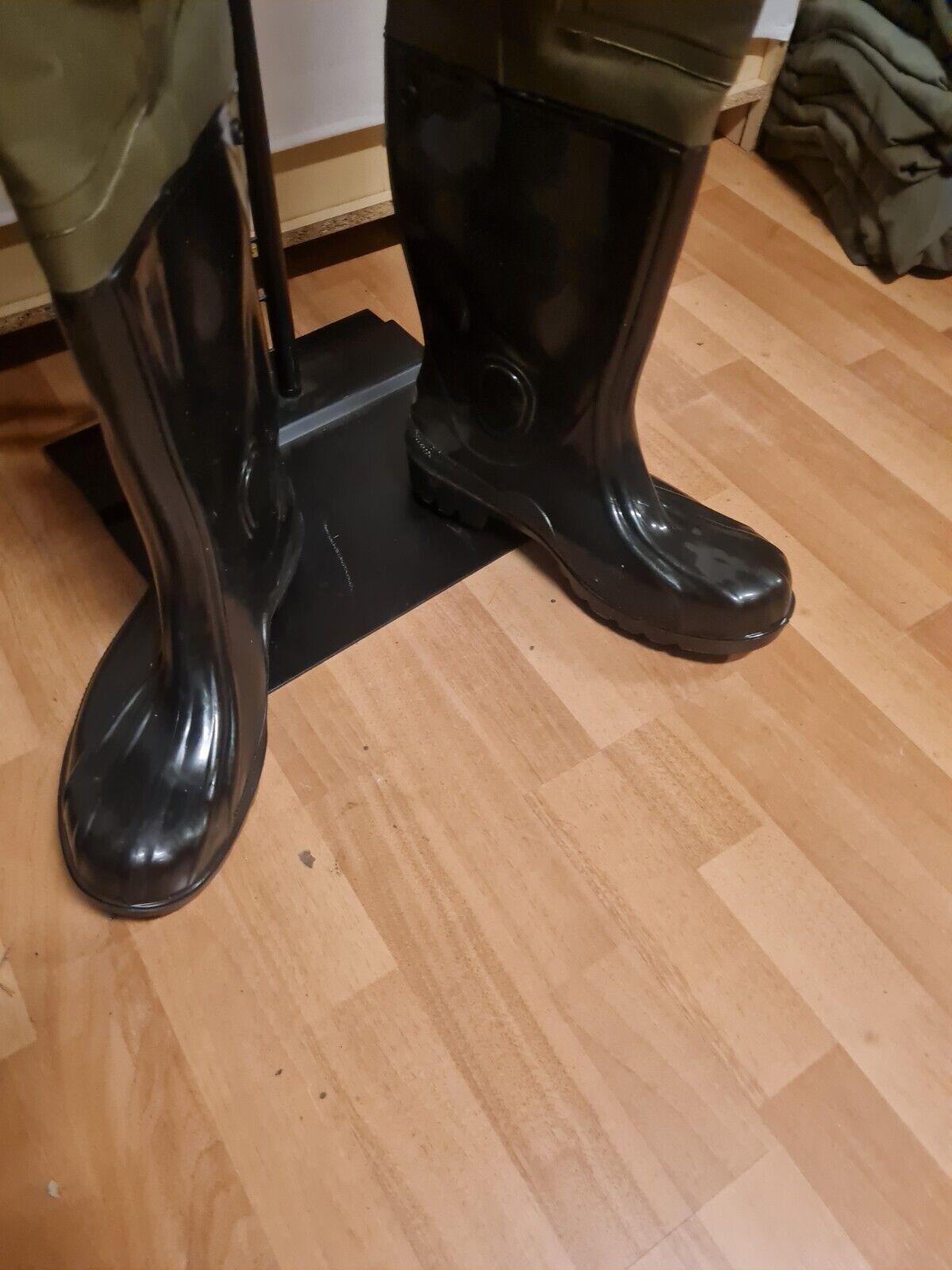 Bundeswehr Pioniere Original Wathose NEU Anglerhose Novotex BW Größe 3 / 46 Oliv