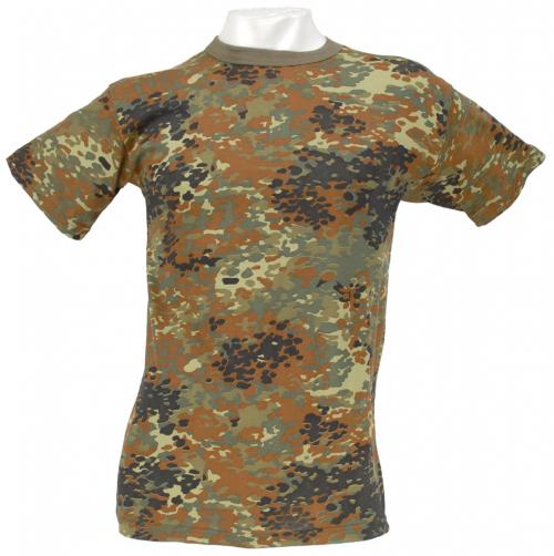 T-Shirt US 5-Farben flecktarn neu 100 % Baumwolle