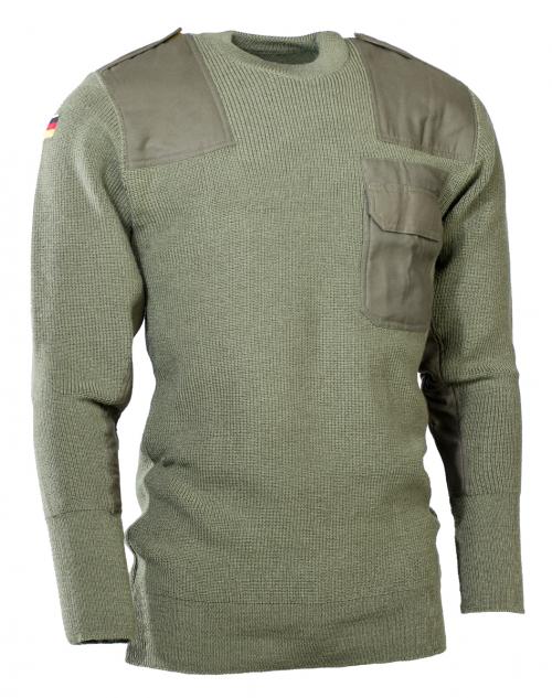 Original Bundeswehr Pullover nach TL Oliv 80 % Schurwolle