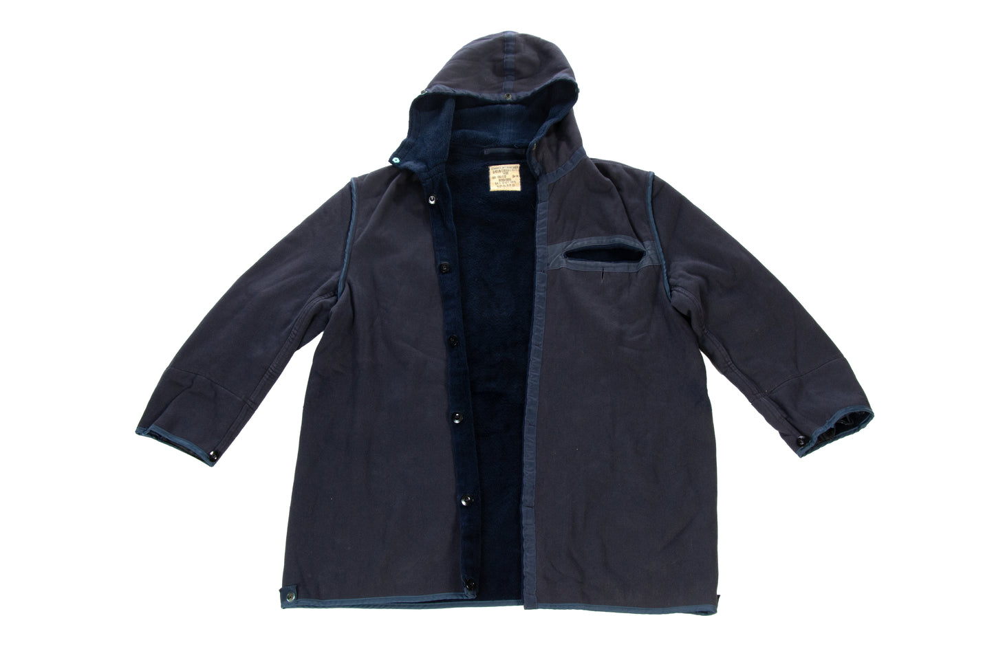 Original Bundeswehr Parka Blau mit Teddyfutter