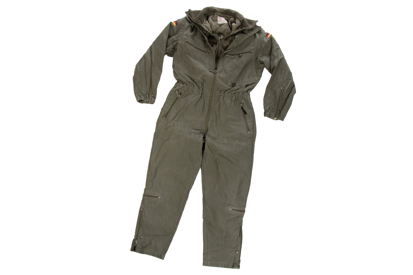 Original Bundeswehr  Panzerkombi mit Futter oliv Teddyfutter