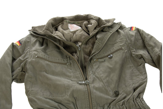 Original Bundeswehr  Panzerkombi mit Futter oliv Teddyfutter