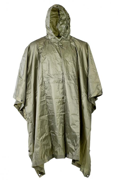 Regenponcho Tarp Zelt Ripstop US Oliv - Woodland - Schwarz - Flecktarn Top Qualität