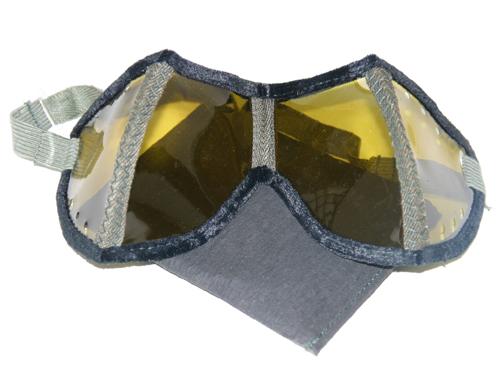 Staubschutzbrille WH M42 mit Sonnenschutz / Klar neuwertig Wehrmacht