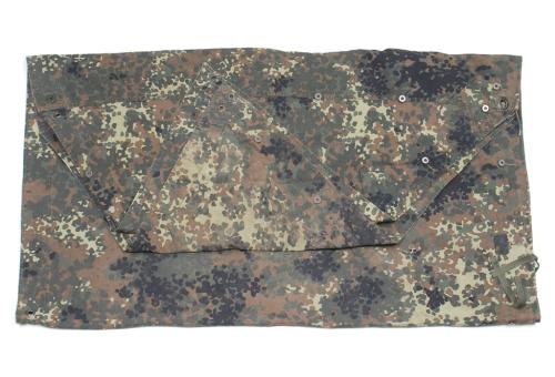 Original Bundeswehr Zeltplane + Tasche BW flecktarn gebraucht