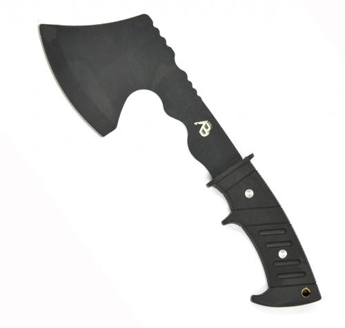 Axt/Beil m. Schutzüberzug Tomahawk klein schwarz neu