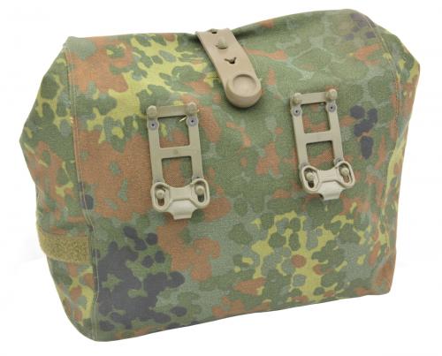 Original Bundeswehr ABC Schutzmaskentasche Flecktarn Tragegurt