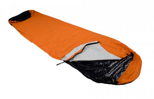 Expedition Cover Gore Carinthia links orange/black neuwertig Biwacksack