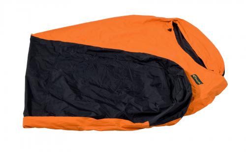 Expedition Cover Gore Carinthia links orange/black neuwertig Biwacksack