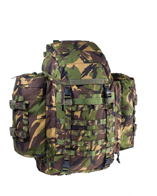 Großer Kampfrucksack Holländische Armee Woodland Neues Modell 80 Liter