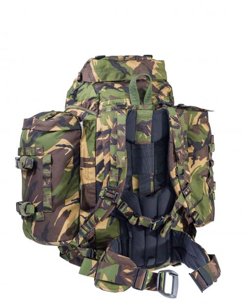 Großer Kampfrucksack Holländische Armee Woodland Neues Modell 80 Liter